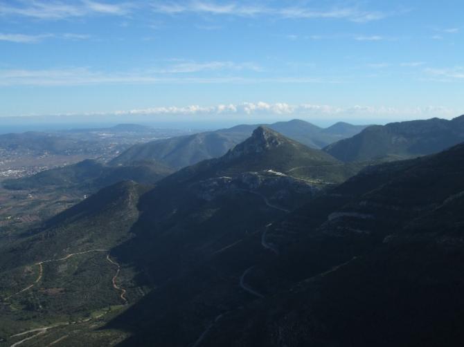 Die Strasse auf den Coll de Rates