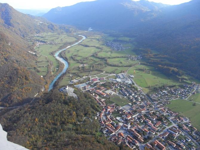 anflug auf Kobarid, Pilot Kurt Novotny, Okt. 2009