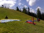 Paragliding Fluggebiet Europa » Österreich » Steiermark,Hauser Kaibling,Pistenstartplatz unterhalb der Bergstation