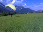 Paragliding Fluggebiet Europa » Österreich » Steiermark,Hauser Kaibling,ausreichend Platz zum Landen bietet der Landeplatz in Haus westlich der Kirche