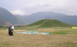 Paragliding Fluggebiet Asien » Japan,Asagiri -DK Skygym,Die "weltberühmte" Pyramide - der künstliche Übungshügel, der ein Schulen bei jeder Windrichtung erlaubt...