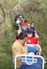 Paragliding Fluggebiet Asien » Japan,Asagiri -DK Skygym,Zwar keine Seilbahn zu den Startplätzen, jedoch eine Monorail.