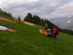 Paragliding Fluggebiet Europa » Österreich » Steiermark,Michaelerberg,Startplatz: genügend Platz für mehrere Schirme