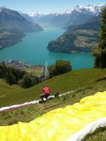 Paragliding Fluggebiet Europa » Schweiz » Schwyz,Urmiberg,Startplatz Süd