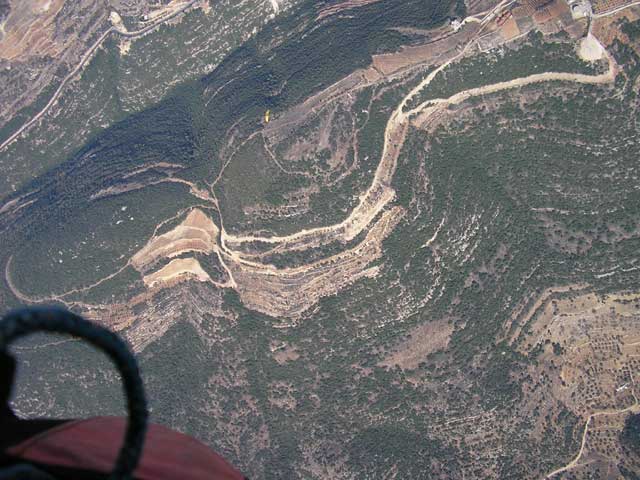 die Soaringkante aus der Luft

©www.paragliding.org.il