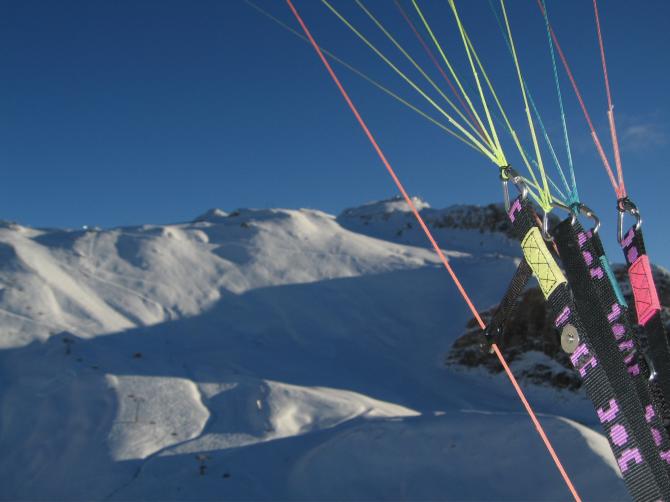 Der Startplatz Idjoch für West (Richtung Ischgl) und Südwind(Richtung Samnaun)
- leider im Moment gesperrt