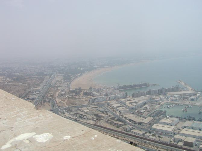 Landeplatz im August 2005 - viele Hotel-Neubauten