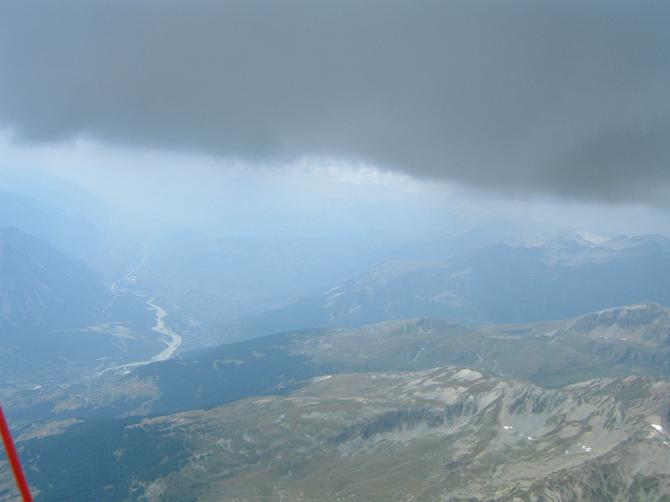 Links unten der Startplatz.Hier hats oft super Termic.