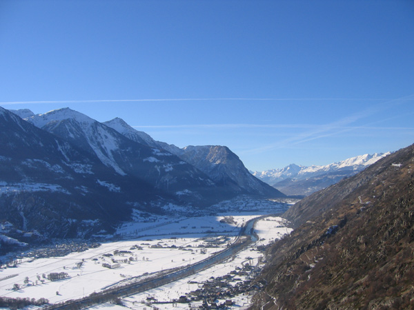 Blick richtung Unterwallis