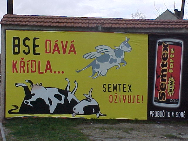 weiß zwar nicht was das heißt, find ich aber gut die semtexwerbung glaube wäre in d nicht möglich mit bse zu werben