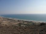 Paragliding Fluggebiet Europa Zypern ,Kourion,Sicht oberhalb des Startplatzes