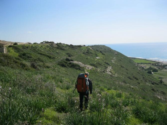 Auf dem Weg zum unteren Startplatz.