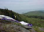 Paragliding Fluggebiet Nordamerika » USA » Maine,Camden,Blick vom Start.