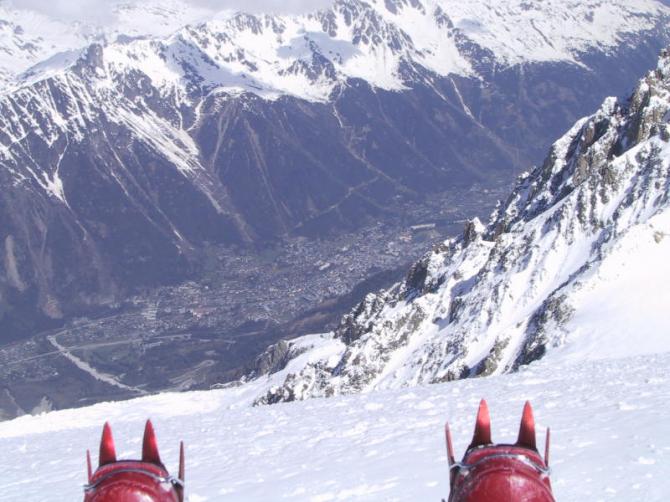 Blick auf Chamonix