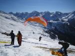 Paragliding Fluggebiet ,,Startplatz West für 2-3 Schirme 
Traumpanorama Feb08