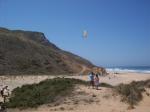 Paragliding Fluggebiet Europa » Portugal » Algarve,Praia de Porto Mós,Wenn der Wind ansteht in dem Fall mit ca. 30 Km/h 
ist soaren vom feinsten angesagt