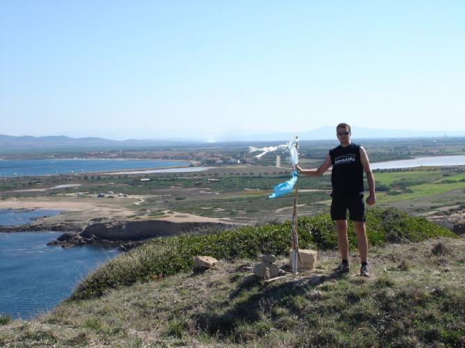 Am Startplatz (direkt hinter der Steilkante)