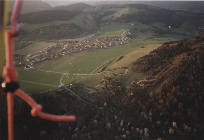 Landeplatz (W) in Zastranie.
