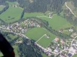 Paragliding Fluggebiet Europa » Österreich » Oberösterreich,Hutterer Hoess,Blick auf den Landeplatz in Hinterstoder