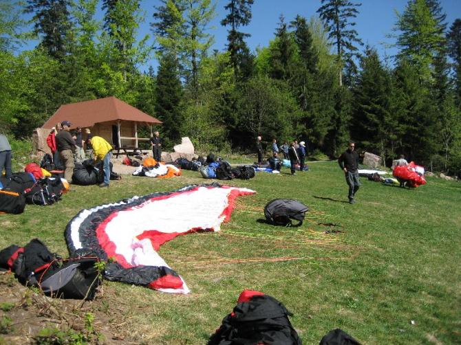 morgendliche Startvorbereitungen