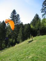Paragliding Fluggebiet Europa » Deutschland » Baden-Württemberg,Oppenau (Schäfersfeld),Hangneigung nach dem Start.