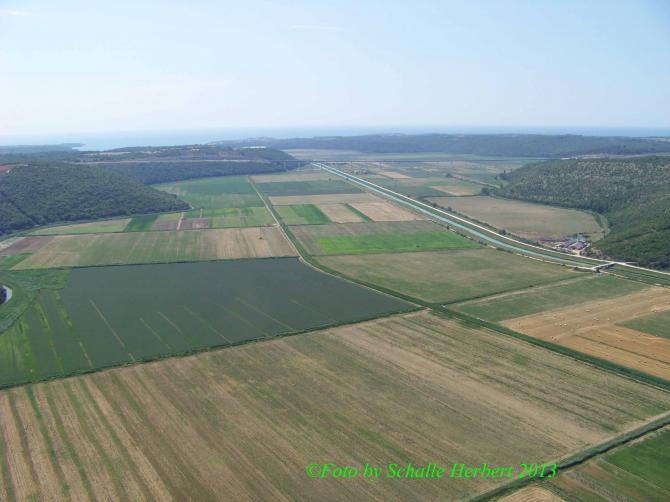 Blick Richtung Meer 23.Juli 2013