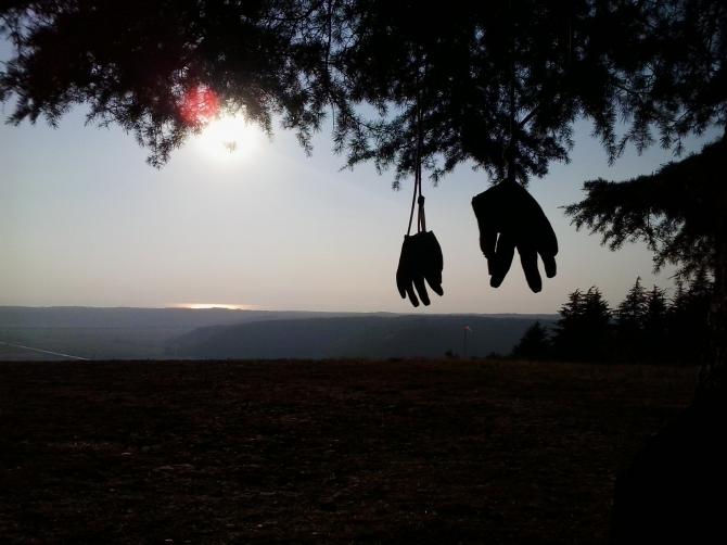 Abendstimmung am Startplatz Kastelir