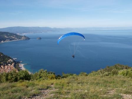 Blick Richtung Osten auf Noli.