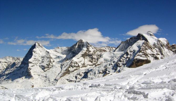 Eiger, Mönch und Jungfrau. Fantastisch !!!