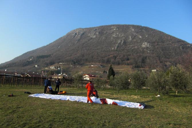 der Flugberg vom LP aus gesehen, 23. Jänner 2010