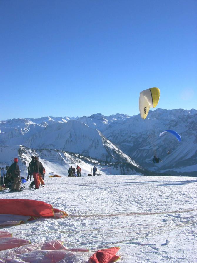Startplatz nach Süden:
Auch im Winter immer gut gepflegt !!