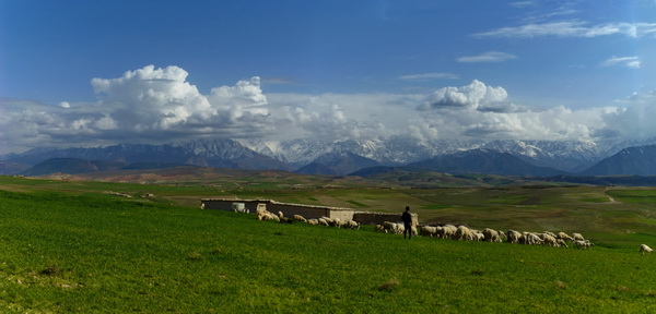 Blick Ritg Ost zum Atlasgebirge