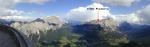 Paragliding Fluggebiet Europa Italien Venetien,Monte Faloria,Blick von der Tofana Richtung SE: Cortina und Mte Faloria