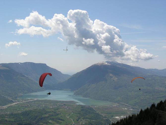 Segelflieger und Paraglider im Einklang! 05.2008