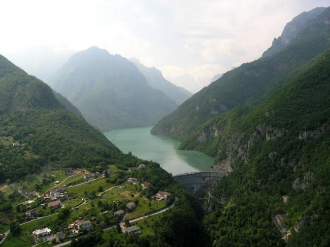 Halbzeit am Stausee beim Dolada-Feltre-Flug!