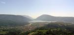Paragliding Fluggebiet Europa » Italien » Venetien,Monte Dolada,Der Lago de Croze vom Landeplatz (300 über Grund) aus gesehen