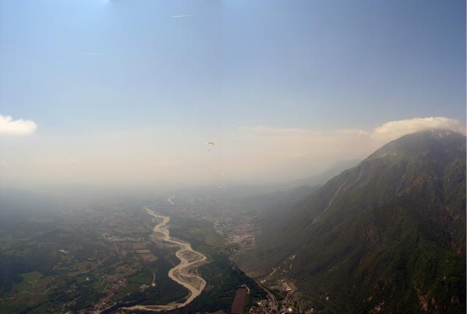 Talsprung in Richtung Feltre!