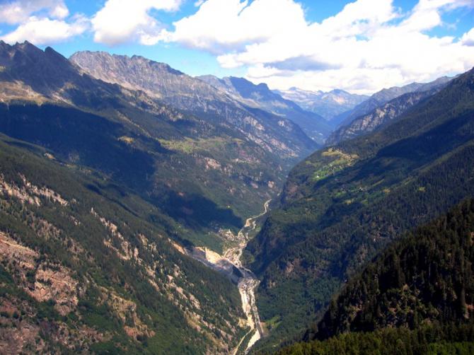 Blick ins Val Calanca.