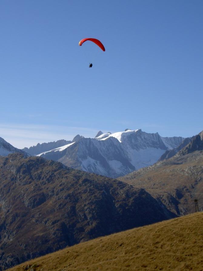 Abendstimmung beim Steibenkreuz Startplatz