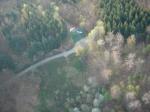 Paragliding Fluggebiet Europa » Deutschland » Hessen,Erlau,Blick auf den Auslegeplatz und die Schneise aus der es raus geht @04/2007