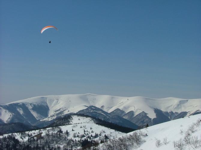 winter soaring 2006. Picture made from Start to southwest direction.