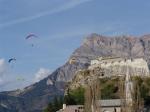 Paragliding Fluggebiet Europa » Frankreich » Provence-Alpes-Côte d Azur,St Vincent Les Forts,Soaren an der Burg, 09/2006