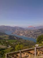 Paragliding Fluggebiet Europa » Frankreich » Provence-Alpes-Côte d Azur,St Vincent Les Forts,Okt. 2008 Blick vom Holländer zum See