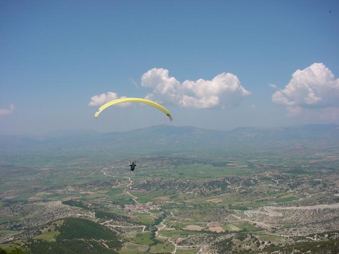 Abflug vom Berg in die Ebene, Richtung Landesplatz
Foto: Marita