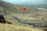 Paragliding Fluggebiet Asien Indien ,Shelar Site, Kamshet,"Shelar" Startplatz, Blick Richtung SW. Ende März 2006