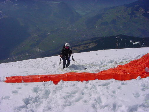 Startplatz Hochjoch im Winter