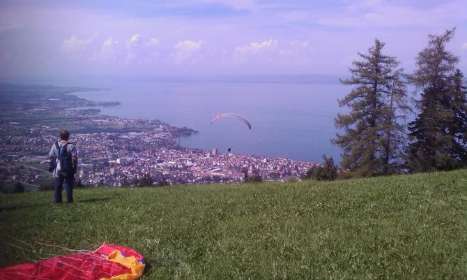 Startplatz Rorschacherberg - Sommerflug zum See