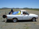 Paragliding Fluggebiet Afrika » Südafrika,De Aar Flugfeld,...vehicle...