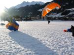 Paragliding Fluggebiet Europa » Österreich » Tirol,Elfer,Landeplatz Elfer neben der Flugschule Januar 2008.