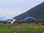 Paragliding Fluggebiet Europa » Österreich » Tirol,Elfer,Landeplatz in Neustift mit Aktion